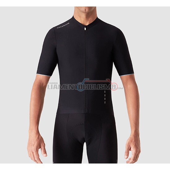 Abbigliamento Ciclismo La Passione Manica Corta 2019 Nero Bianco